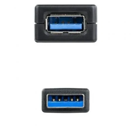 Nanocable Cable USB 3.0 Prolongador con Amplificador 10m Negro Nanocable Cable USB 3.0 Prolongador con Amplificador 10m Negro